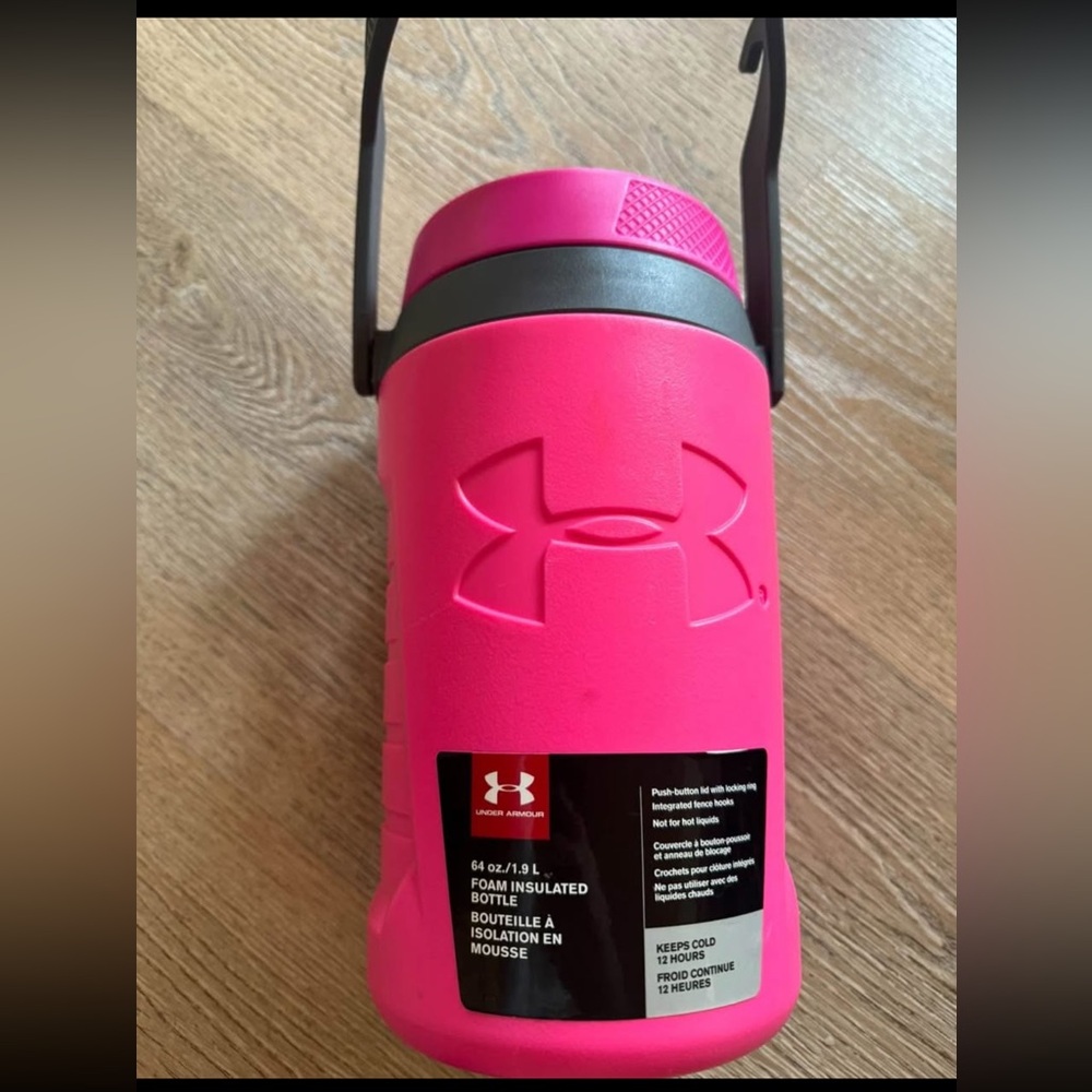Under Armour Bright Pink Insulated Bottle
